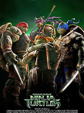 movie poster for Teenage Mutant Ninja Turtles (2014)