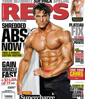 Fitness expert /model Greg Plitt -- Reps Magazine March/April 2013