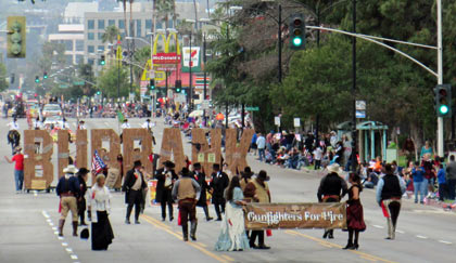 Photo: FLLewis/ Media City G -- "Gunfighters for Hire" kicked off Burbank on Parade on Olive Avenue in Burbank April 25, 2015