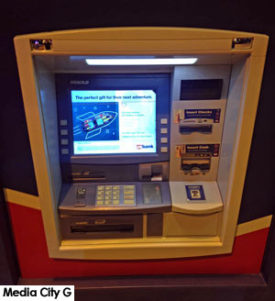 ATM machine photo courtesy Burbank Police