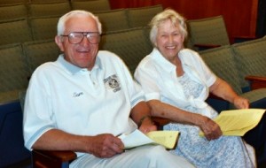 Photo: FLLewis/Media City G -- Sam and Millie Engel at a Burbank City Council meeting in June 2010