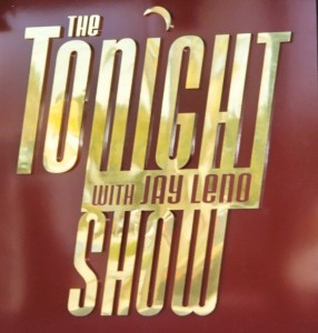 Tonight Show sign at NBC