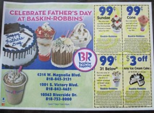 Baskin-Robbins discount coupons
