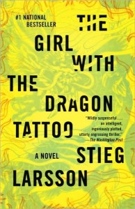 Book cover for "The Girl With The Dragon Tattoo"