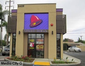 Photo: FLLewis/Media City G -- Taco Bell at 24 25 Magnolia Boulevard in Burbank reopens after major makeover June 28, 2014