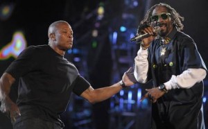 Photo: Rodrigo Pena/Freelance Photog/pe.com -- Dr. Dre and Snoop Dogg performed at the Coachella Valley Music and Arts Festival in Indio April 15, 2012