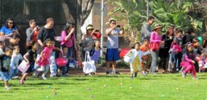Photo: FLLewis/Media City G -- Young kids dashed onto the field in search of Easter eggs during the Spring Egg-Stravaganza at McCambridge Park 1515 North Glenoaks Boulevard in Burbank March 30, 2013