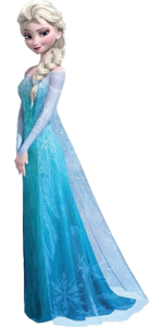 Elsa the Snow Queen from the movie "Frozen"