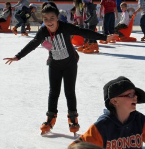 Photo: FLLewis/Media city G -- First timer 8 year-old Ellen Petrosyan skated at The Rink in Downtown Burbank November 4, 2013