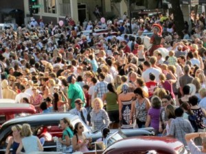 Photo: FLLewis/ Media City G -- Thousands of party people poured into Downtown Burbank to celebrate the city's 100th birthday July 8, 2011