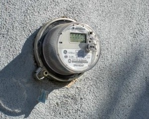 Photo: FLLewis/Media City G -- An electric smart meter in Burbank 