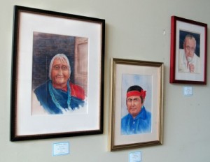 Photo: FLLewis/Media City G -- Watercolors by artist Arline Helm at the Geo Gallery 1545 Victory Boulevard in Glendale  March 12, 2011