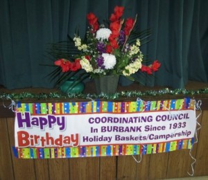 Photo: FLLewis/Media City G -- Burbank Coordinating Council celebrates 79th birthday at monthly meeting in Burbank March 5, 2012
