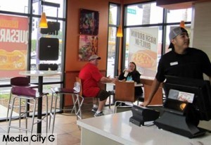 Photo: FLLewis/Media City G -- Inside newly remodeled Taco Bell in Burbank June 28, 2014
