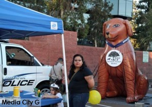 Photo: Greg Reyna/ Freelancer/ Media City G -- National Night Out held in the parking lot of the BPD in Burbank August 5, 2014