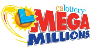 Logo for the Californa Lottery and the Mega Millions game