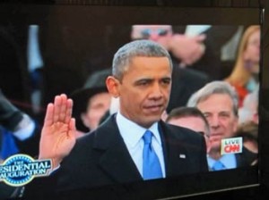 Photo: FLLewis/Media City G -- President Barack Obama took the oath of office for a second term and the second time at the public inauguration ceremony on the steps of the U.S. Capitol in Washington, DC Monday January 21, 2013
