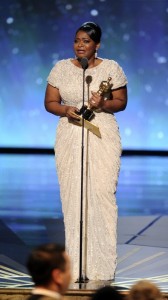 Photo: Courtesy www.oscars.com -- Octavia Davis accepted the Oscar for best supporting actress and gave a heartfelt emotional speech at the 84th Academy Awards ceremony in Hollywood February 26, 2012