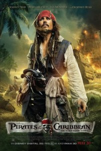  movie poster "Pirates of the Caribbbean: On Strange Tides"