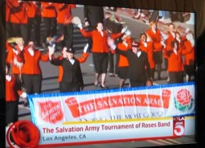 Photo: FLLewis/Media City G -- The Salvation Army band marched in the 125th Rose Parade in Pasadena January 1, 2014