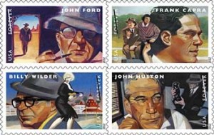 Photo: PR Newswire --- Four legendary film directors John Ford, Frak Capra, Billy Wilder, and John Huston honored  by U.S. Postal Service today May 23, 2012