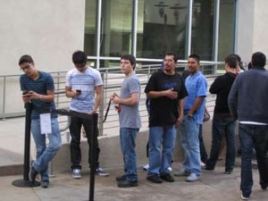 Photo:  FLLewis/Media City G -- Ticket holders for "Marvel's The Avengers" had to wait in specially designated lines at the AMC Burbank 16 May 04, 2012