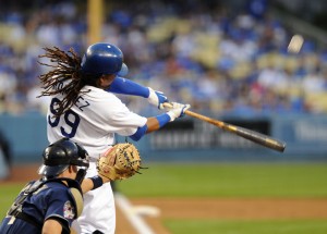 Photo: Jill Weisleder/Los Angeles Dodgers --Manny Ramirez hits a home run in a game against the San Diego Padres back on April 30, 2009