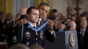 Photo: Chuck Kennedy/White House -- President Obama presents the Medal of Honor to Staff Sergeant Salvatore Giunta at White House ceremony today  November 16, 2010 