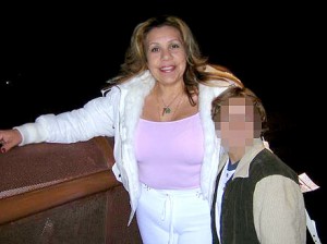 Photo: INF/People -- Mildred Patricia Baena the mother of Schwarzenegger's out of wedlock child with their son