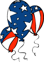 patriotic clipart balloons