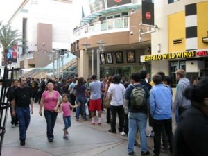 Photo: FLLewis/Media City G -- A very long line at the ticket window of the AMC Burbank 16 Friday evening May 4, 2012